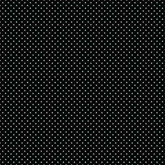 Swiss Dot Black fabric from the bolt, Riley Blake Designs,  C670-110 BLACK