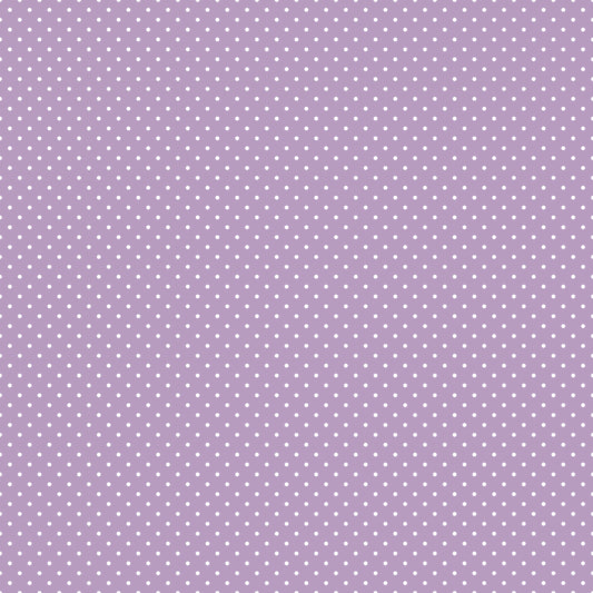 Swiss Dot Lavender, Sold in 1/2 yard increments, Cut continuous