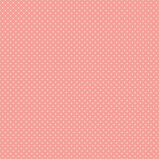 Swiss Dot Apricot Blush fabric from the bolt, Riley Blake Designs, C670-APRICOTBLUSH