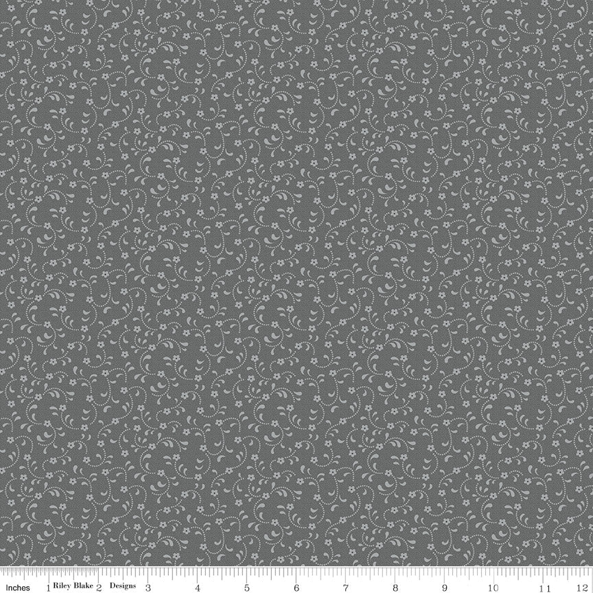 Floret Charcoal, C675-CHARCOAL