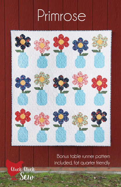 Primrose quilt pattern by Cluck Cluck Sew - not a download