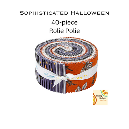 Sophisticated Halloween 40-piece Rolie Polie, 2.5" Strips Bundle