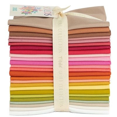 Tilda Solids Fat Quarter Bundle Warm 25 piece