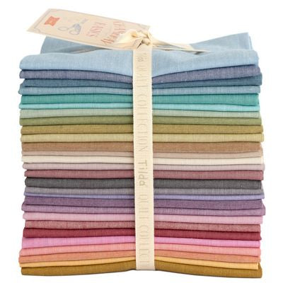 Tilda Chambray Fat Quarter Bundle 28pc 20x22in, TIL300194