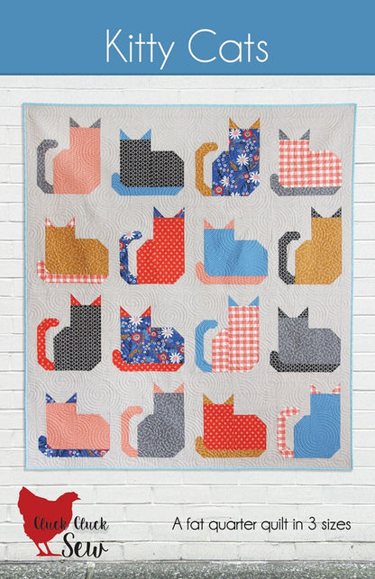 Kitty Cats quilt pattern By: Allison Harris from Cluck Cluck Sew  - not a download